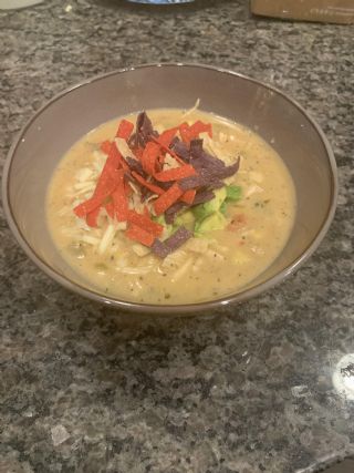 Green Chicken Enchilada Soup image