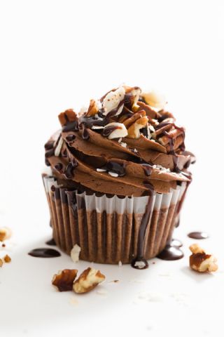 German Chocolate Cupcakes image